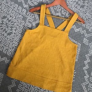Yellow Madewell tank.